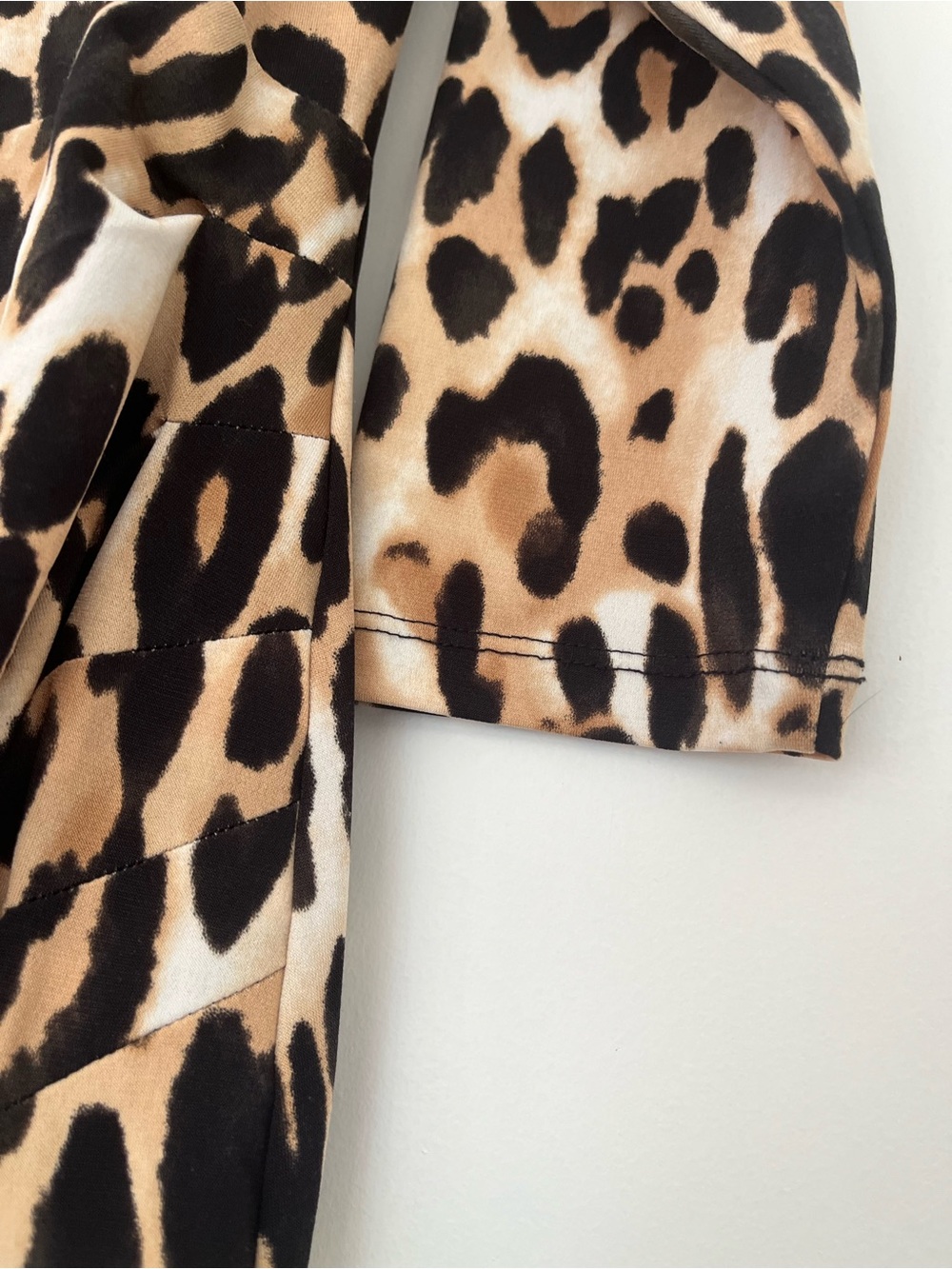 The Limited Animal Print Leopard Mini Dress Size Petite Large - Picture 7 of 16
